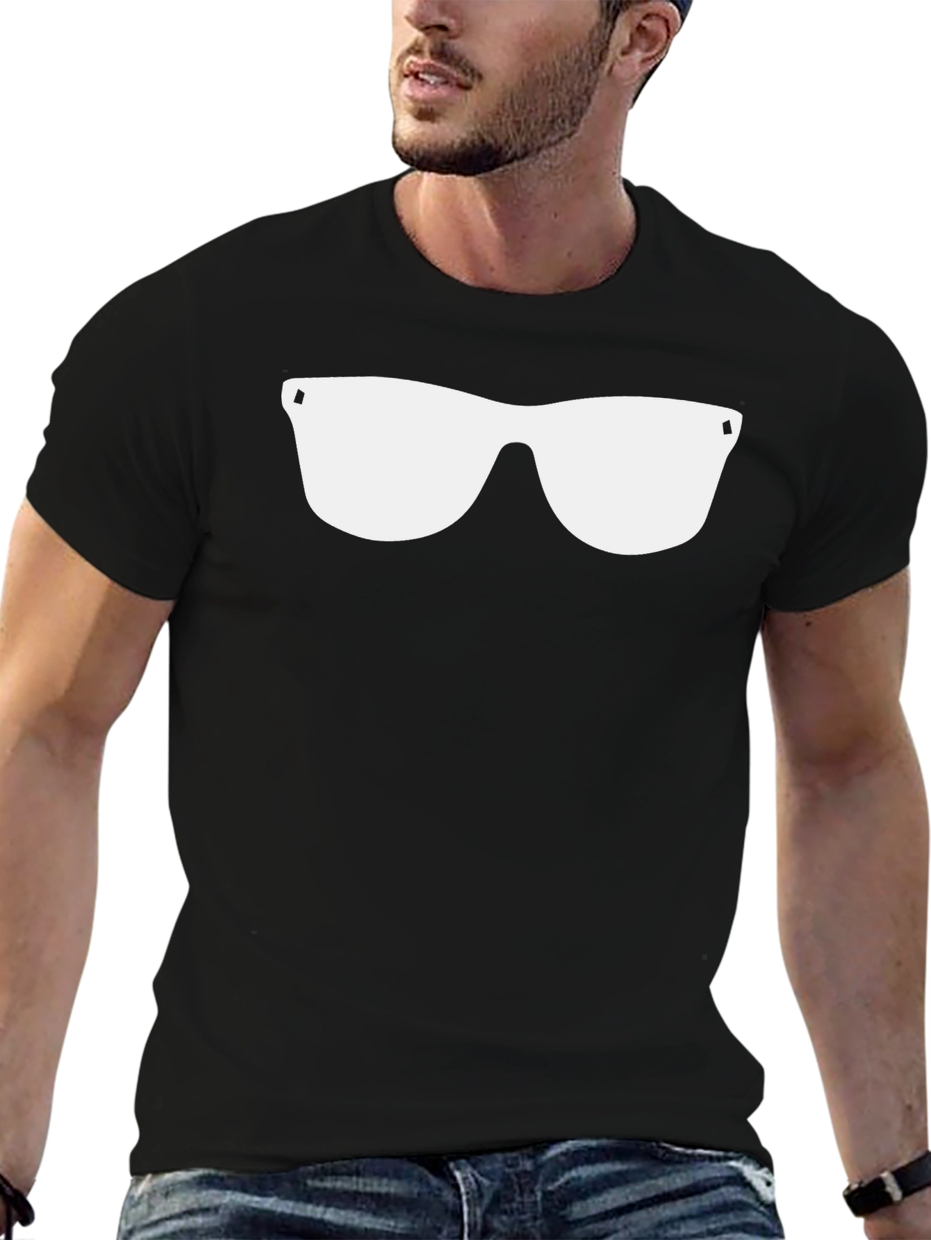 Cool Shades Graphic Tee - Stylish Unisex T-Shirt