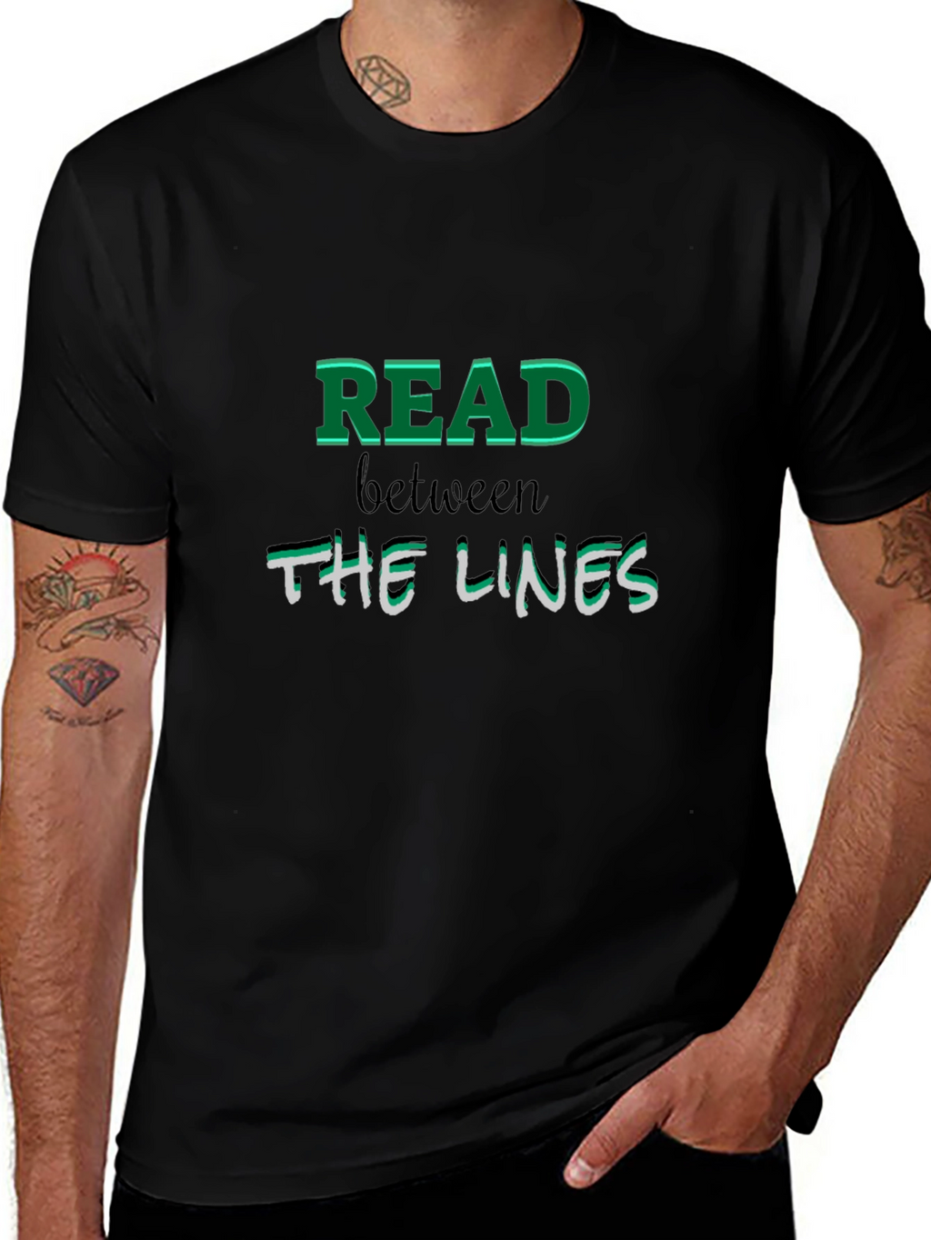 Read Between The Lines Graphic Tee
