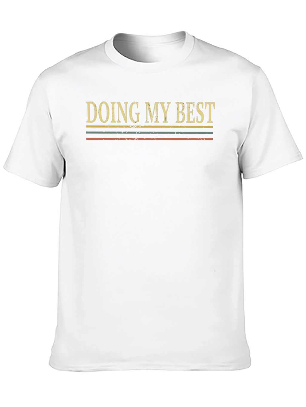 Doing My Best Graphic T-Shirt - Black