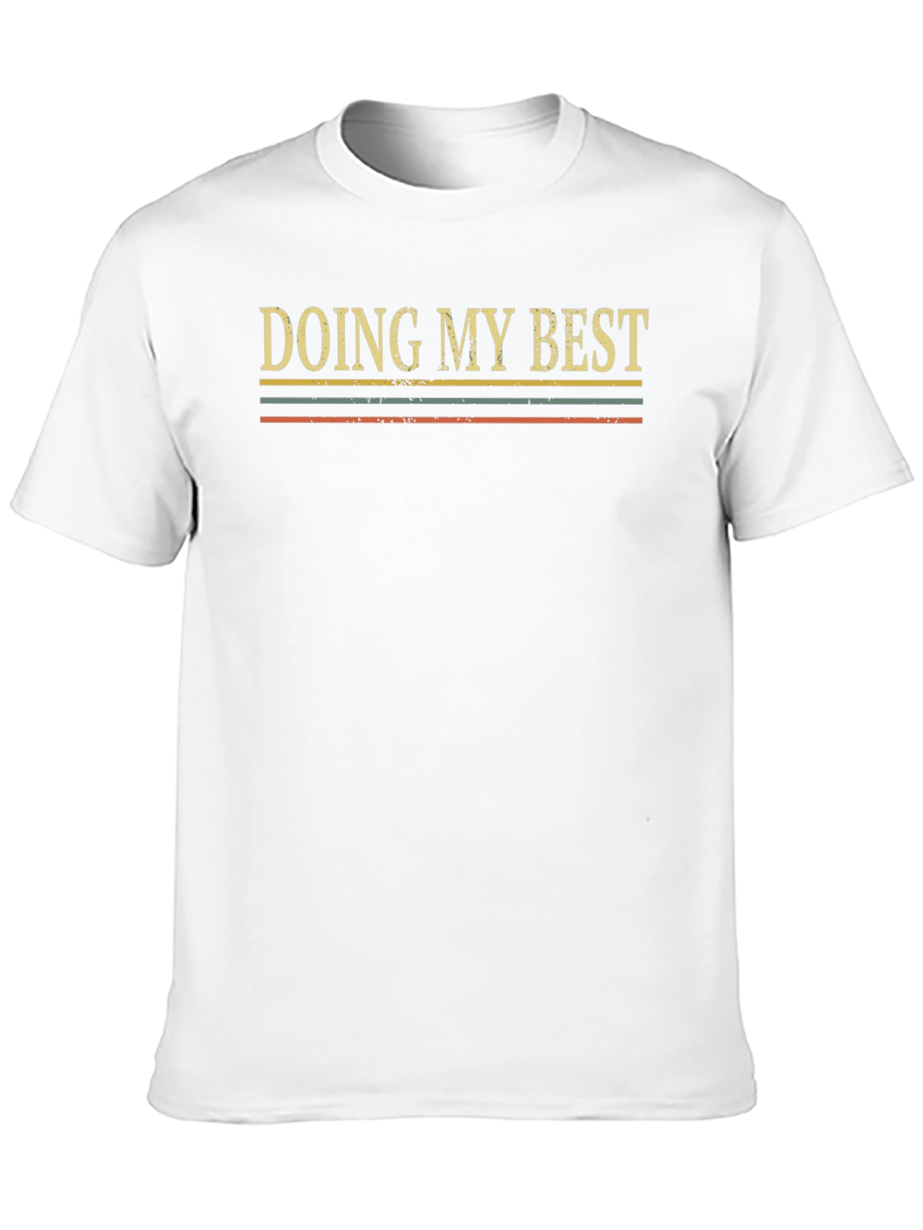 Doing My Best Graphic T-Shirt - Black