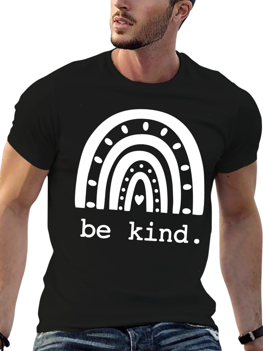 Be Kind Rainbow Graphic Tee