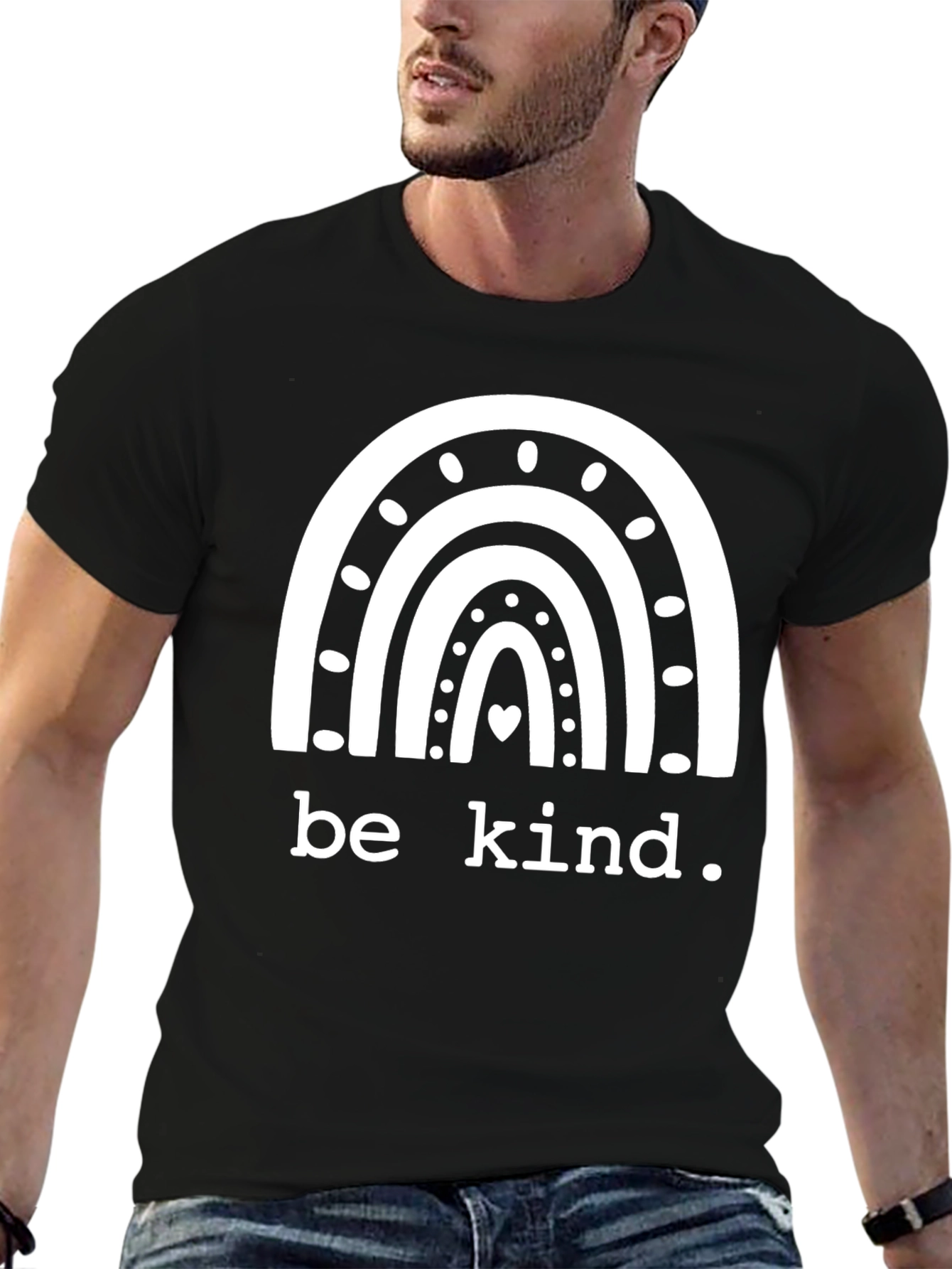 Be Kind Rainbow Graphic Tee