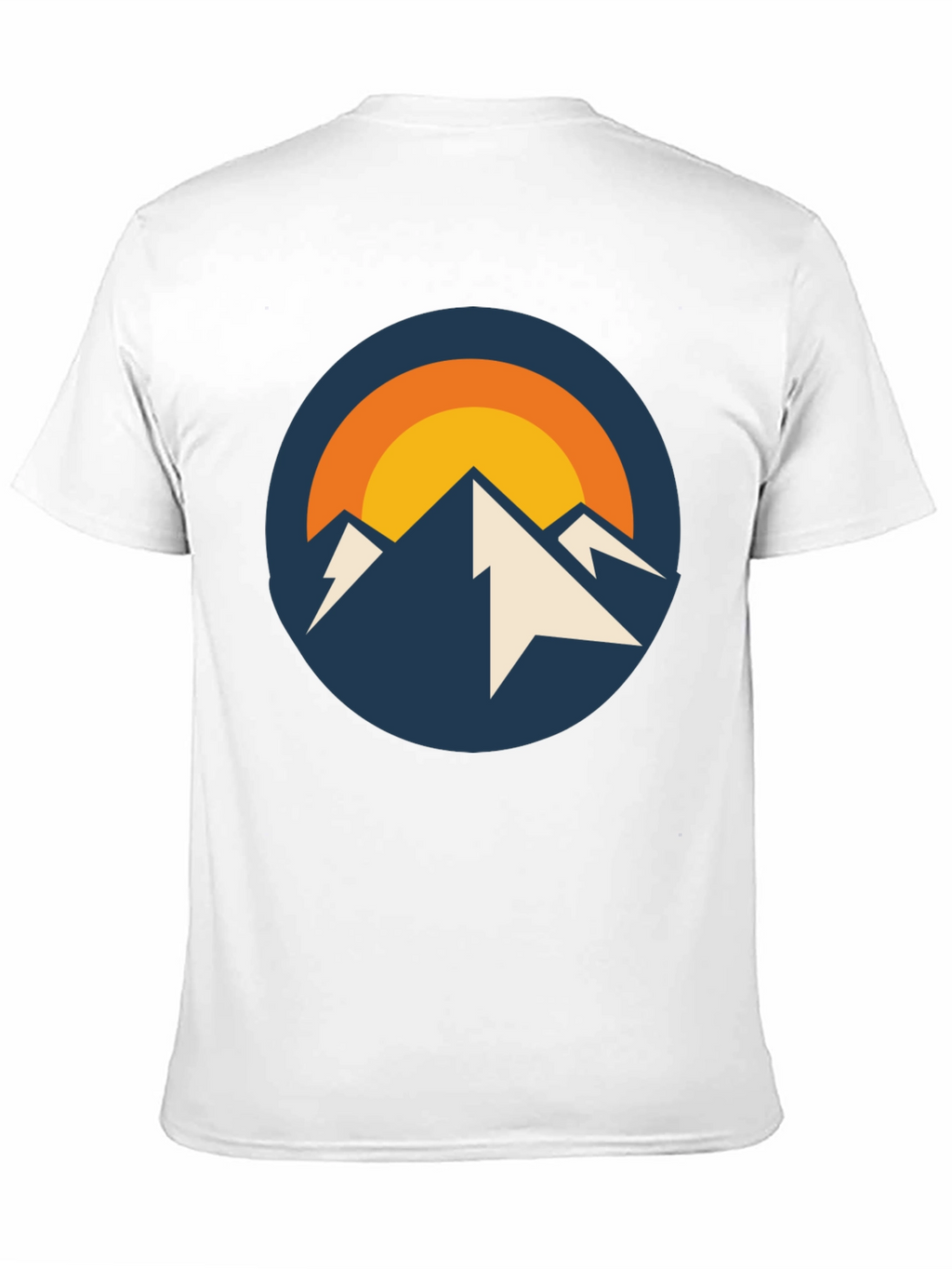 Mountain Peak Graphic Tee - Black