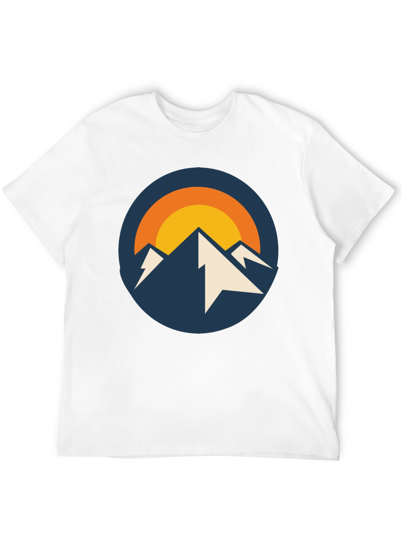 Mountain Peak Graphic Tee - Black