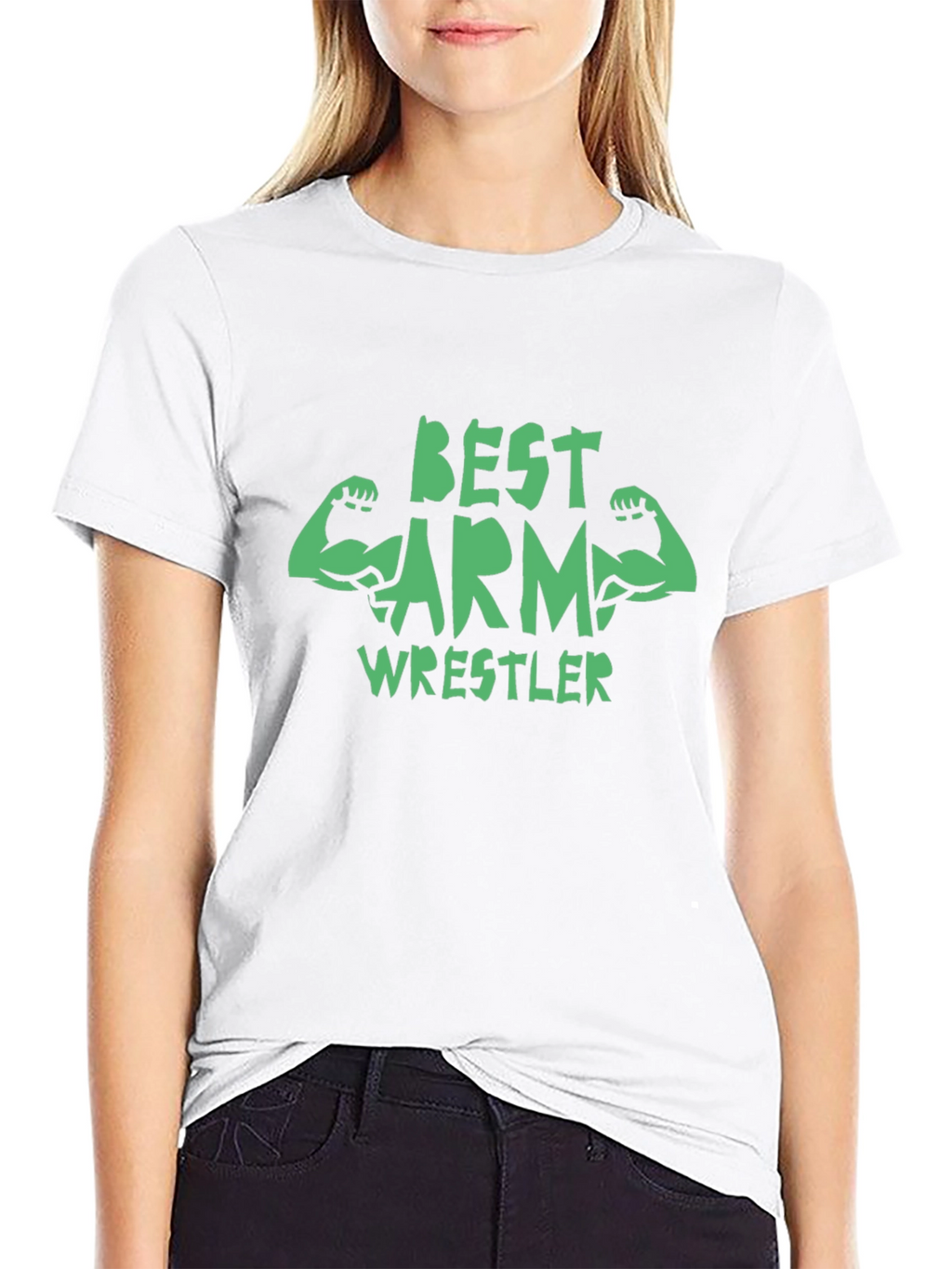 Best Arm Wrestler T-Shirt - Black Graphic Tee
