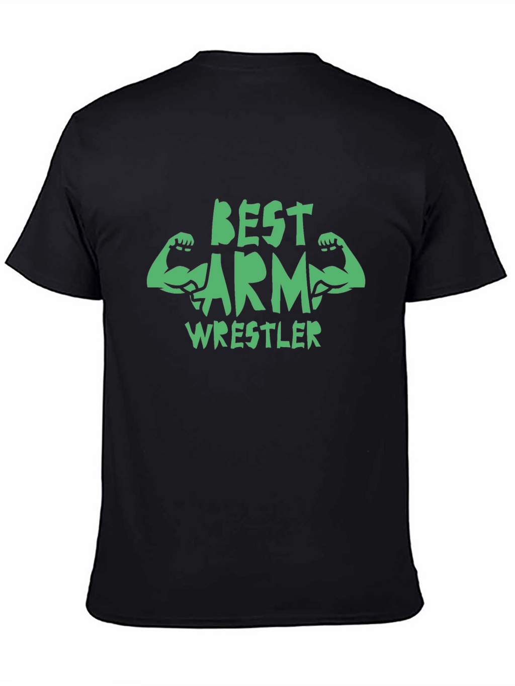 Best Arm Wrestler T-Shirt - Black Graphic Tee