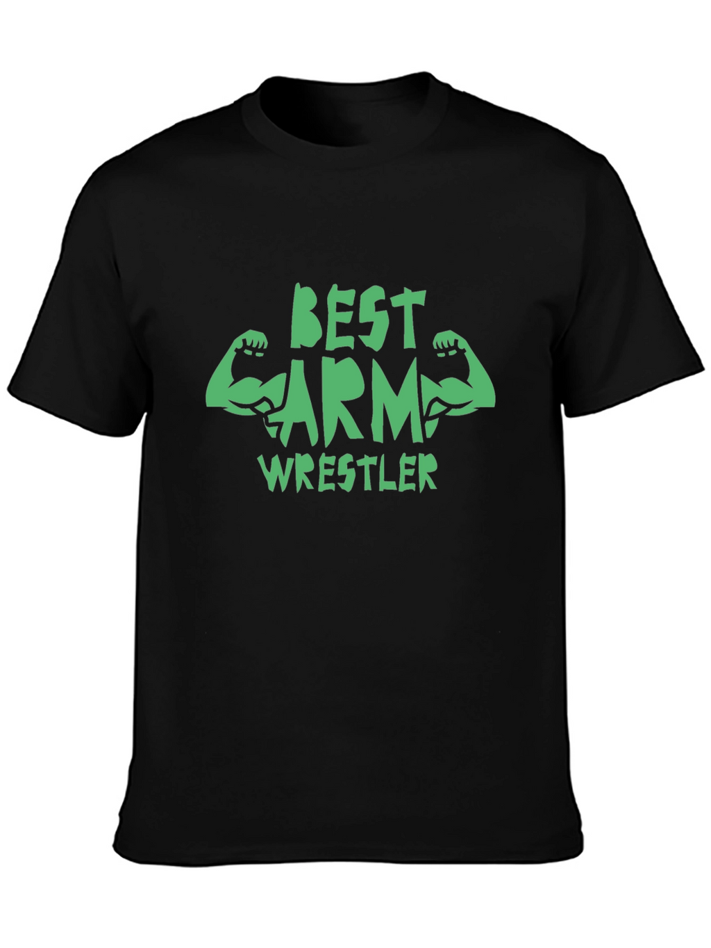 Best Arm Wrestler T-Shirt - Black Graphic Tee
