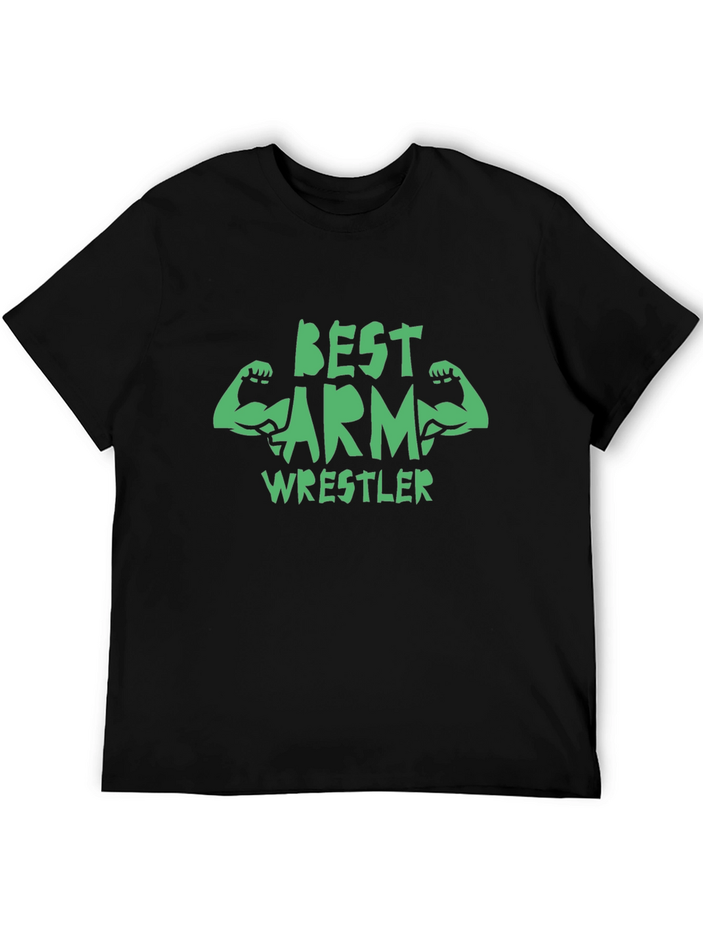 Best Arm Wrestler T-Shirt - Black Graphic Tee
