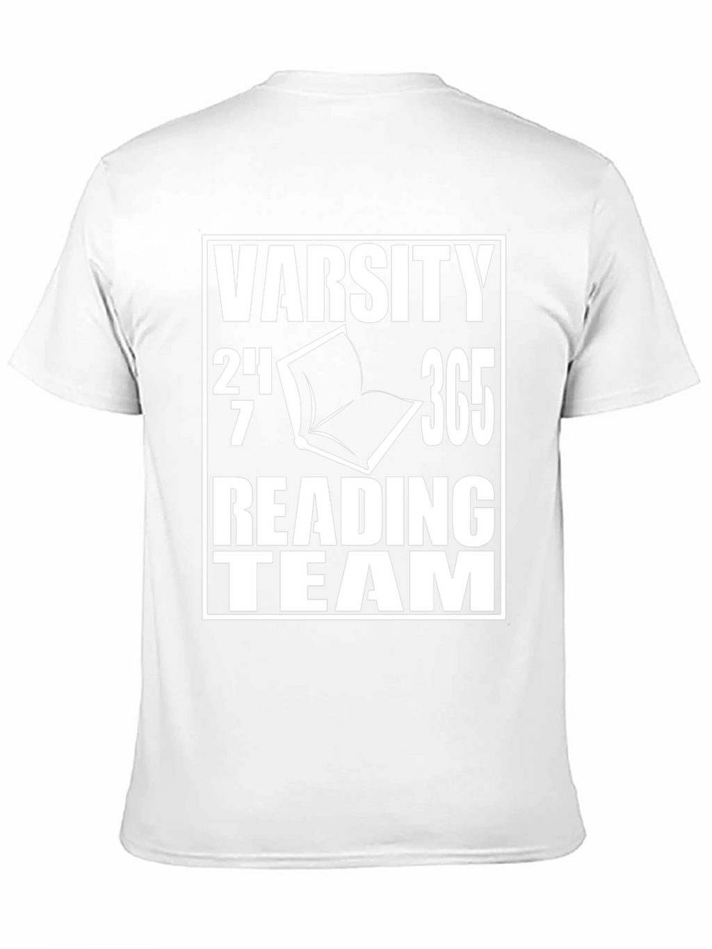 Varsity Reading Team T-Shirt - Black Cotton Tee