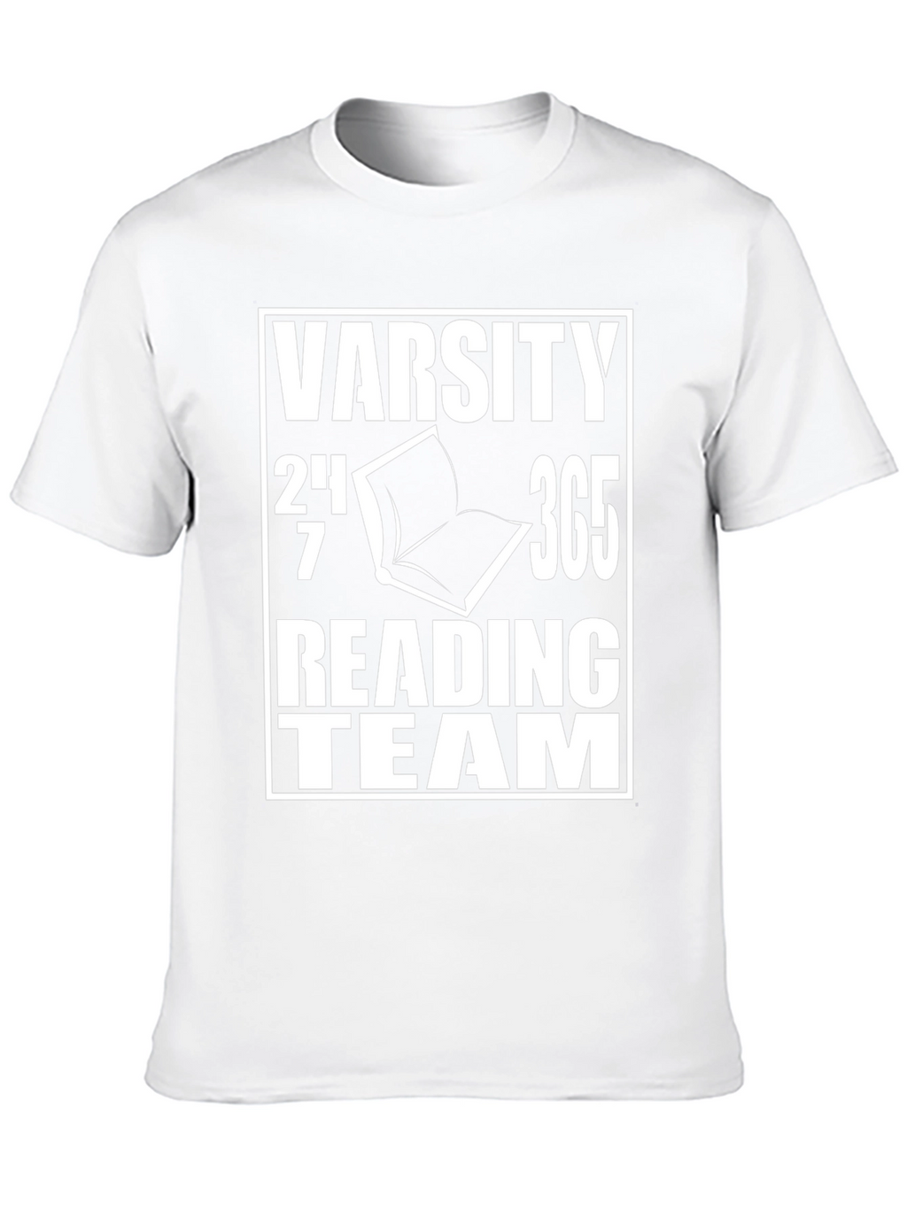 Varsity Reading Team T-Shirt - Black Cotton Tee