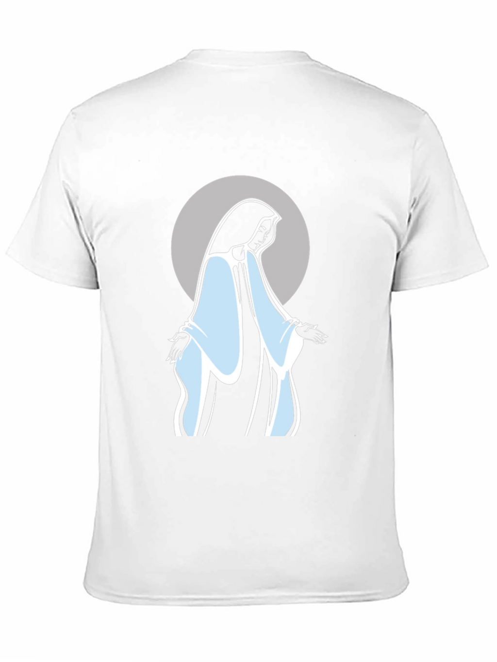 Virgin Mary Graphic Tee - Black