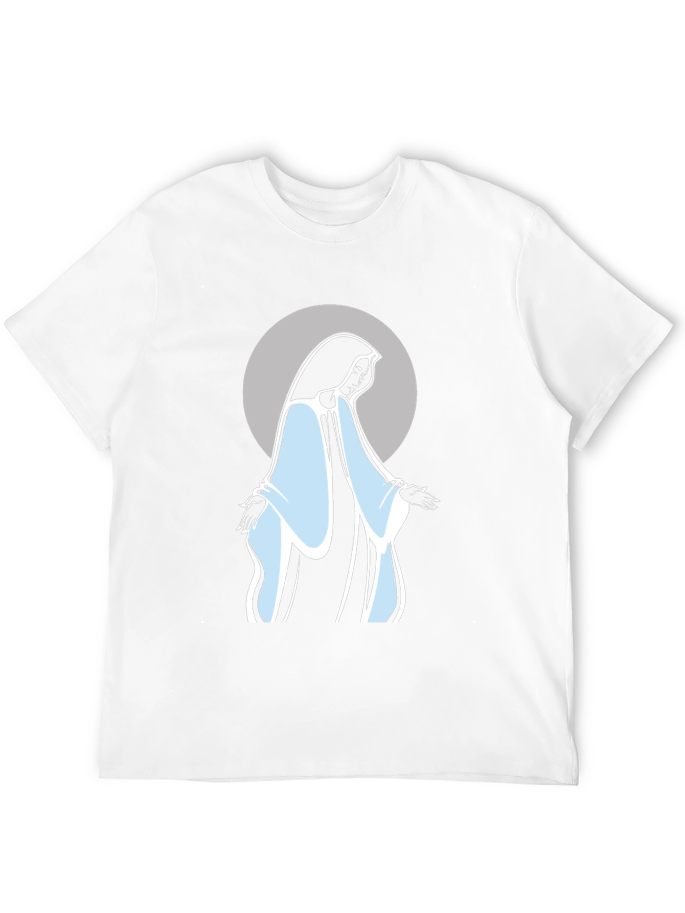 Virgin Mary Graphic Tee - Black