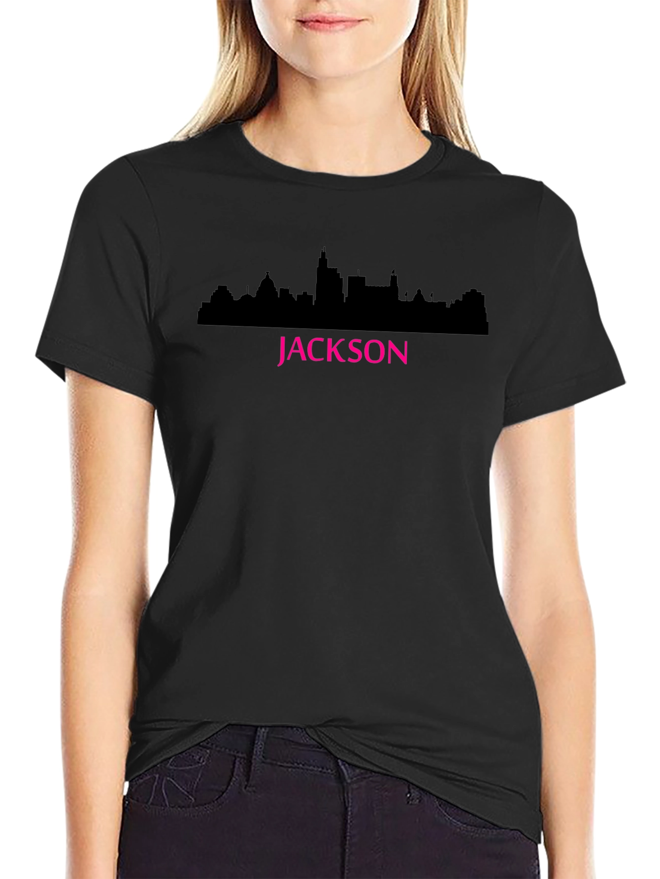 Jackson Skyline Black T-Shirt