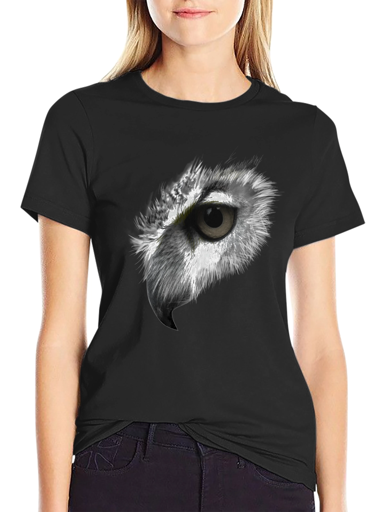 Owl Eye Graphic T-Shirt - Soft Cotton Tee