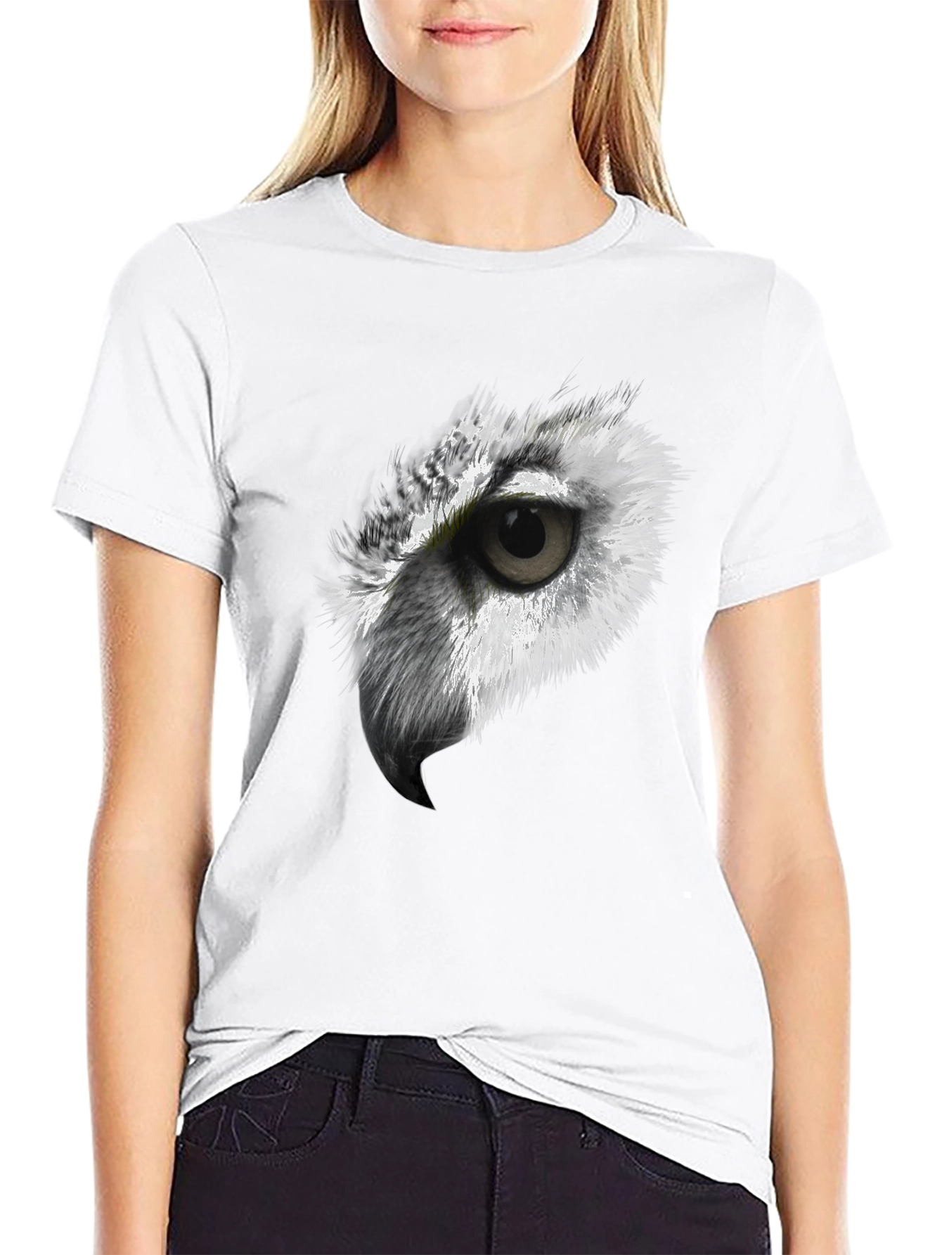 Owl Eye Graphic T-Shirt - Soft Cotton Tee