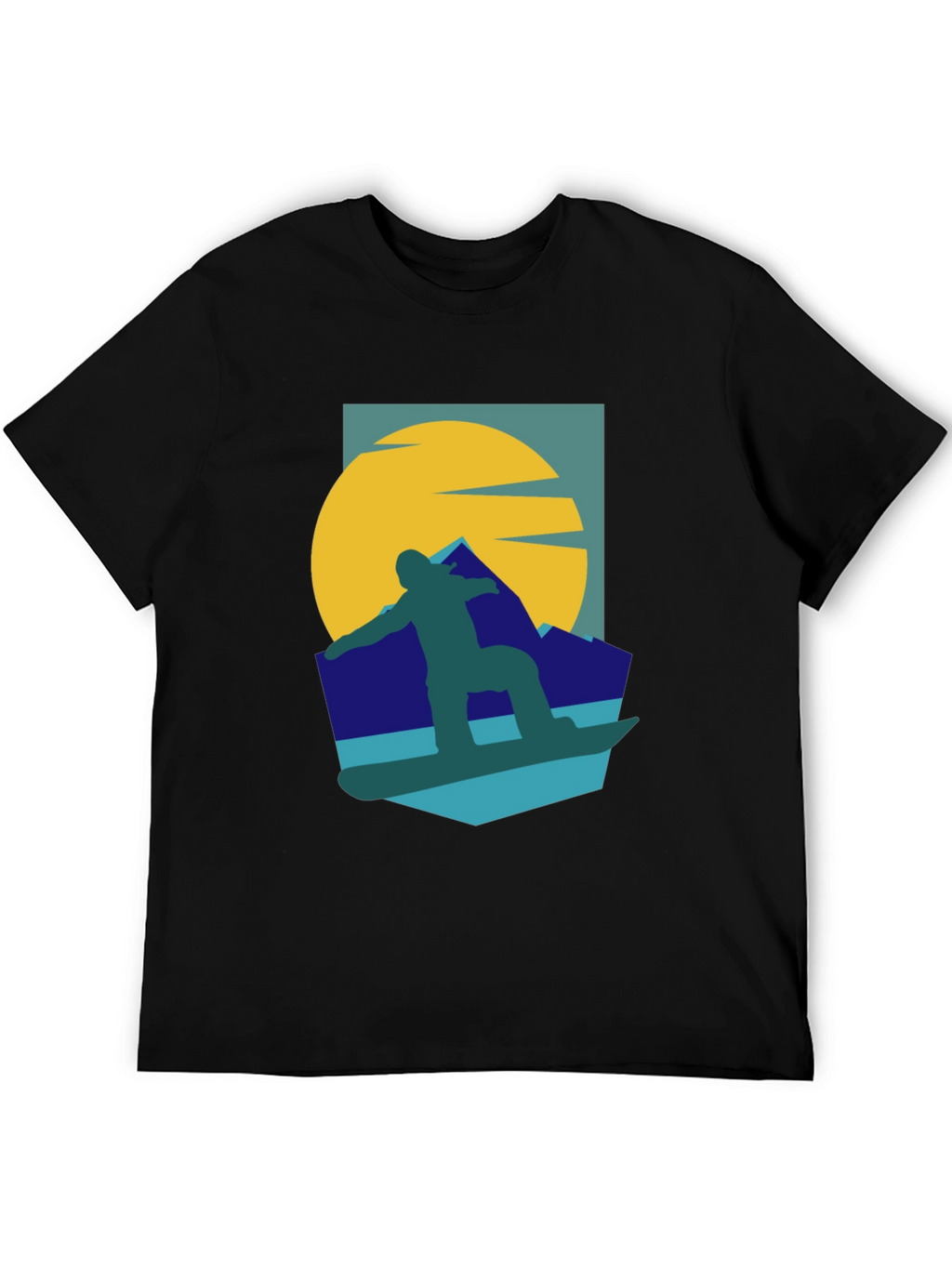 Snowboarder Graphic Tee - Retro Style
