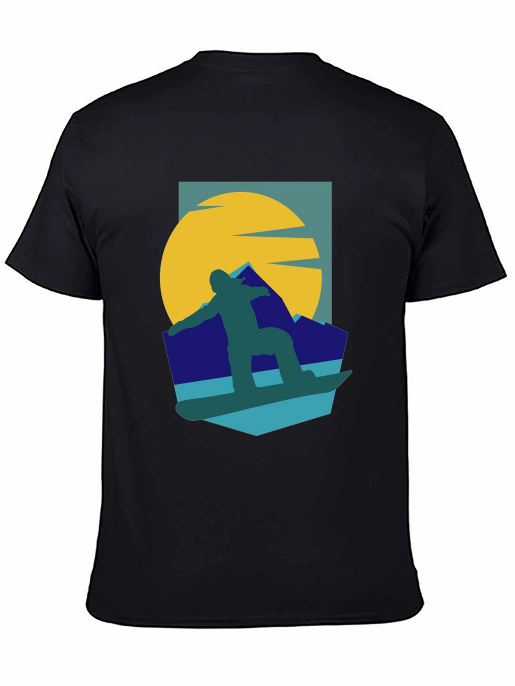 Snowboarder Graphic Tee - Retro Style
