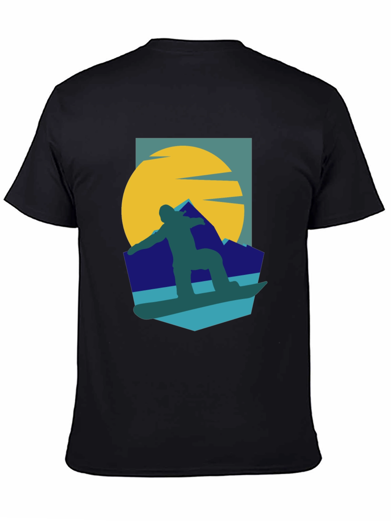 Snowboarder Graphic Tee - Retro Style