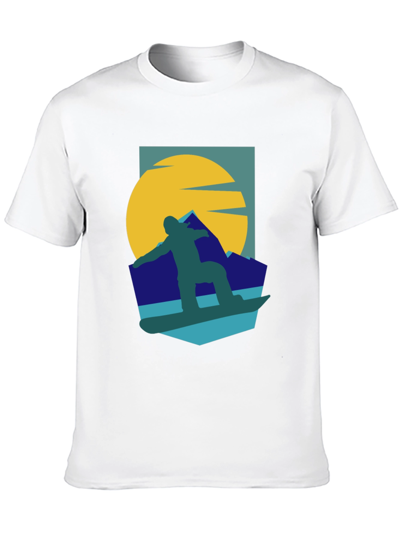 Snowboarder Graphic Tee - Retro Style
