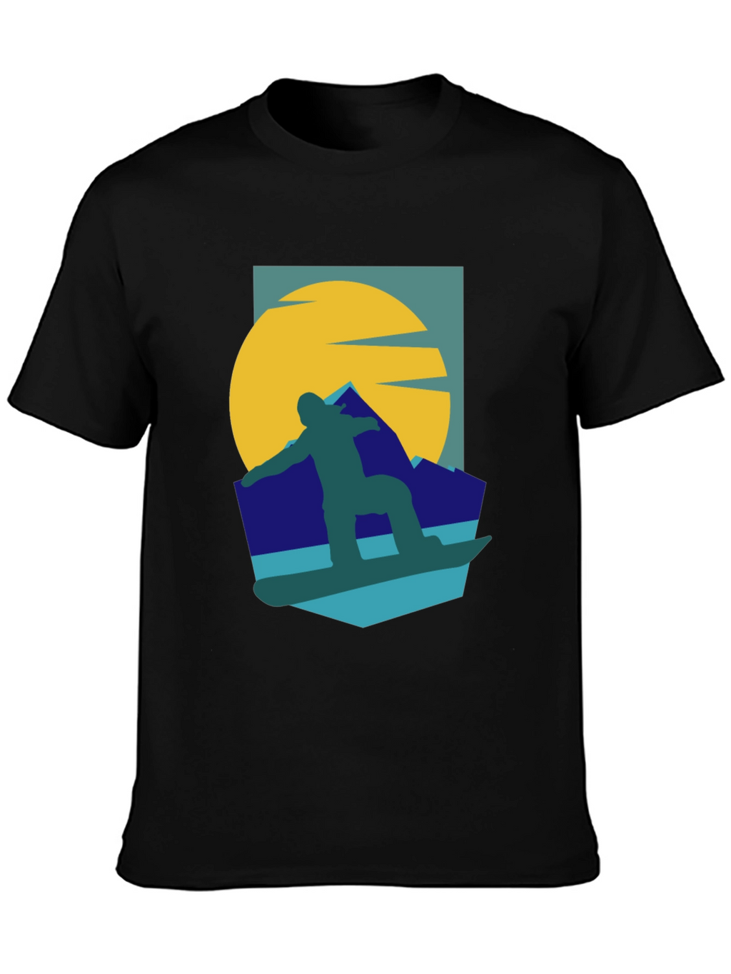 Snowboarder Graphic Tee - Retro Style