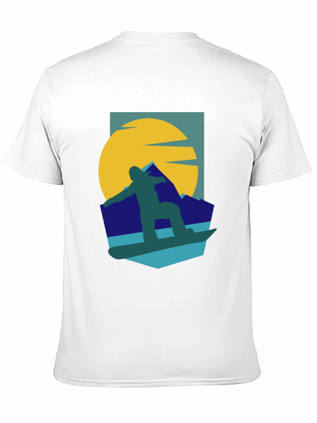 Snowboarder Graphic Tee - Retro Style