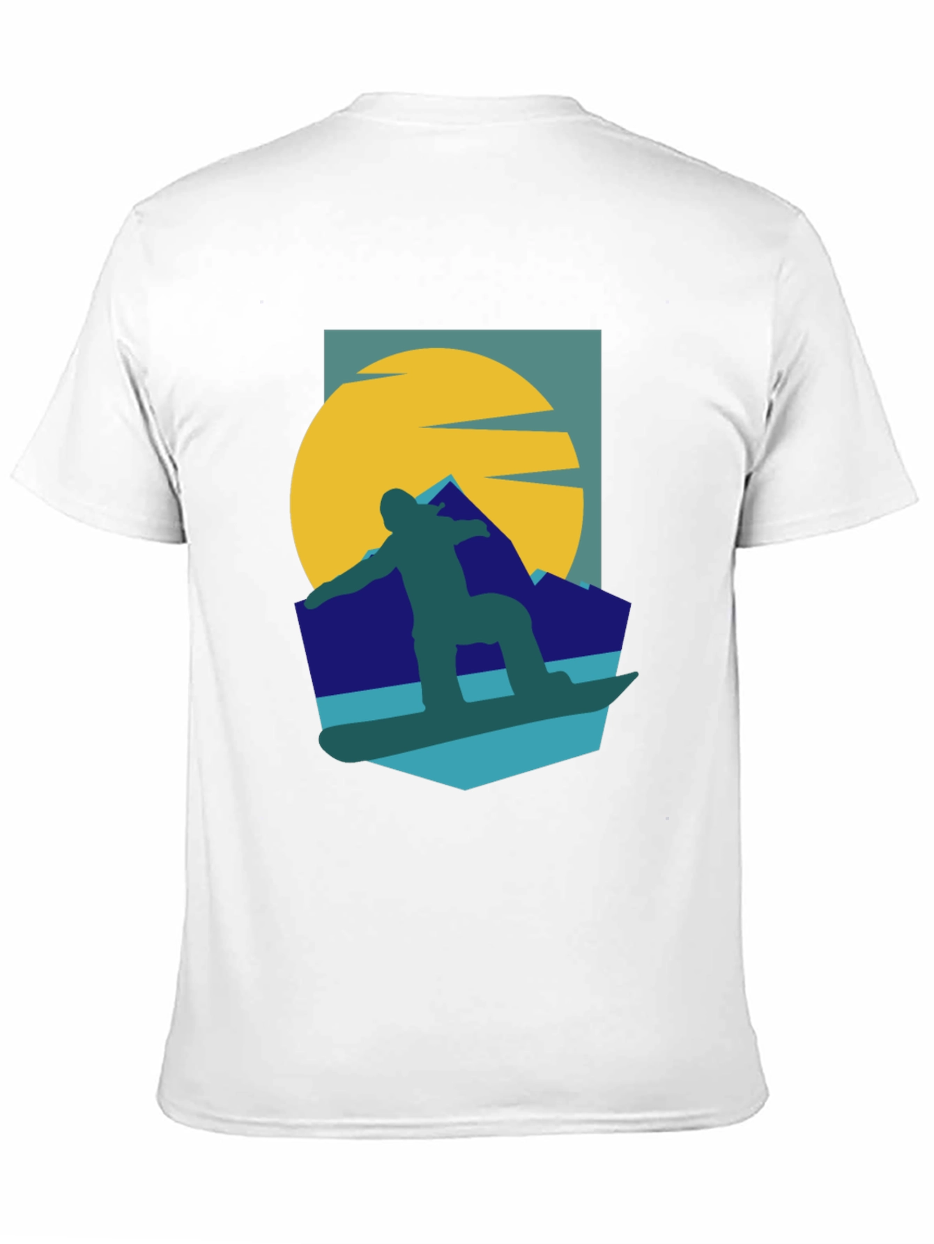 Snowboarder Graphic Tee - Retro Style
