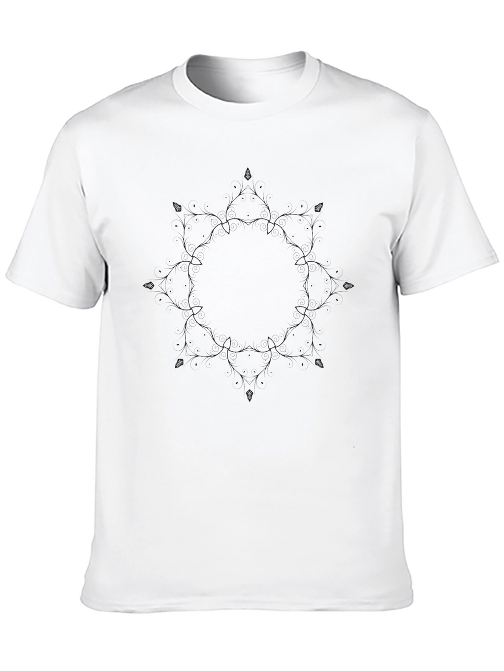 Black Crew Neck T-Shirt - Casual Style