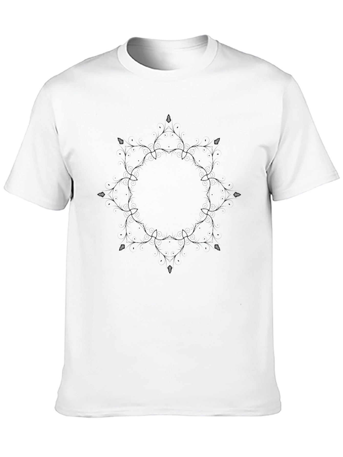 Black Crew Neck T-Shirt - Casual Style