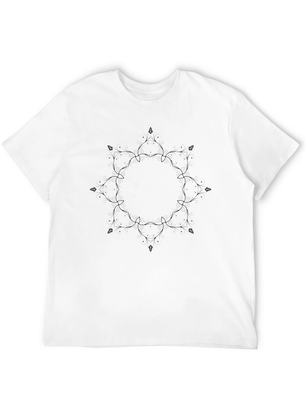 Black Crew Neck T-Shirt - Casual Style