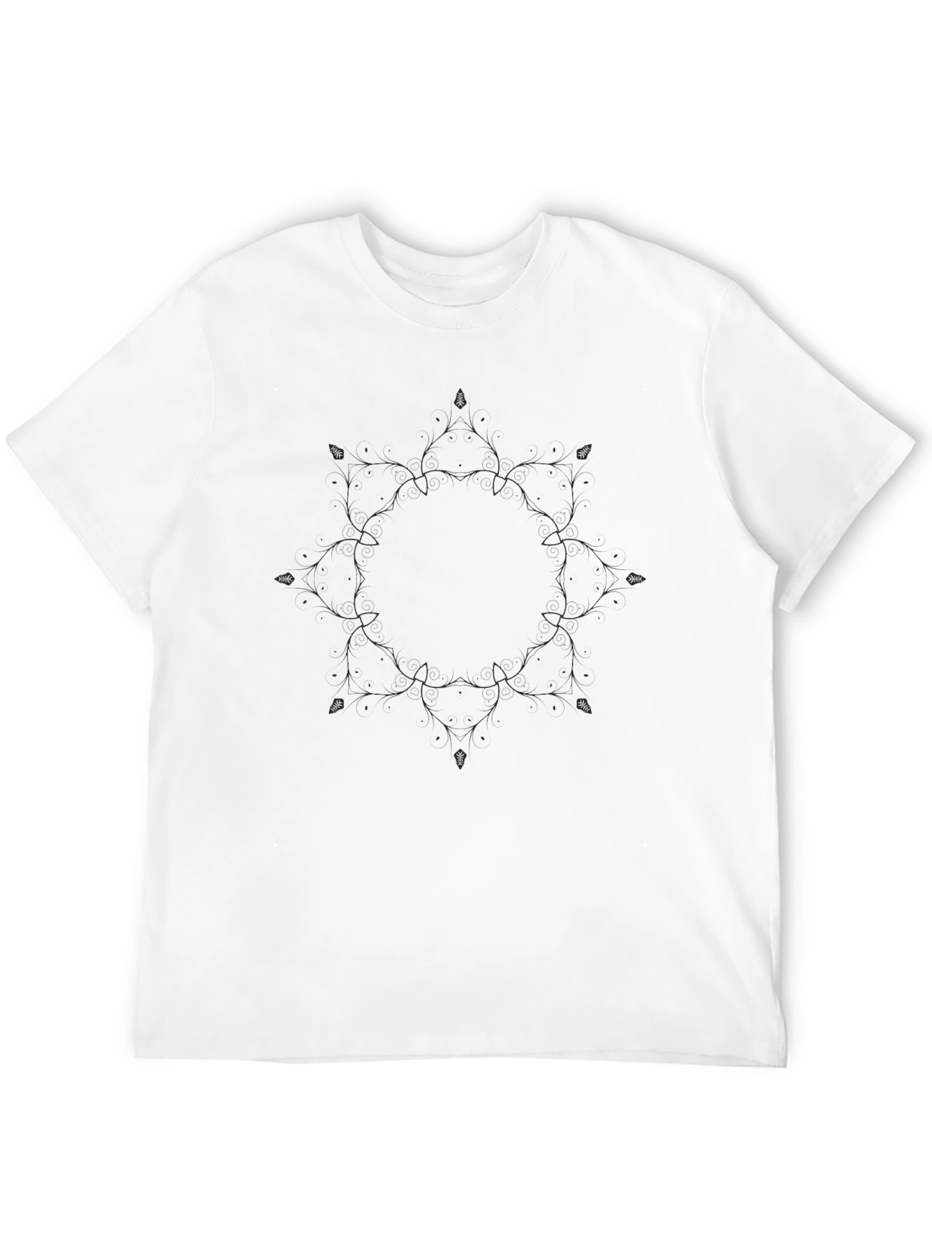 Black Crew Neck T-Shirt - Casual Style