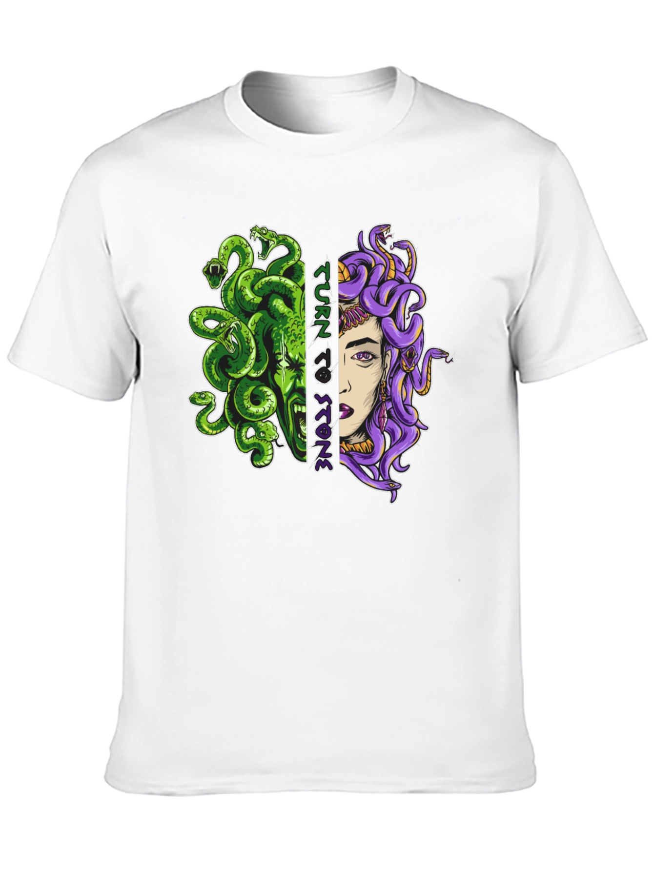 Medusa Turn to Stone Graphic T-Shirt