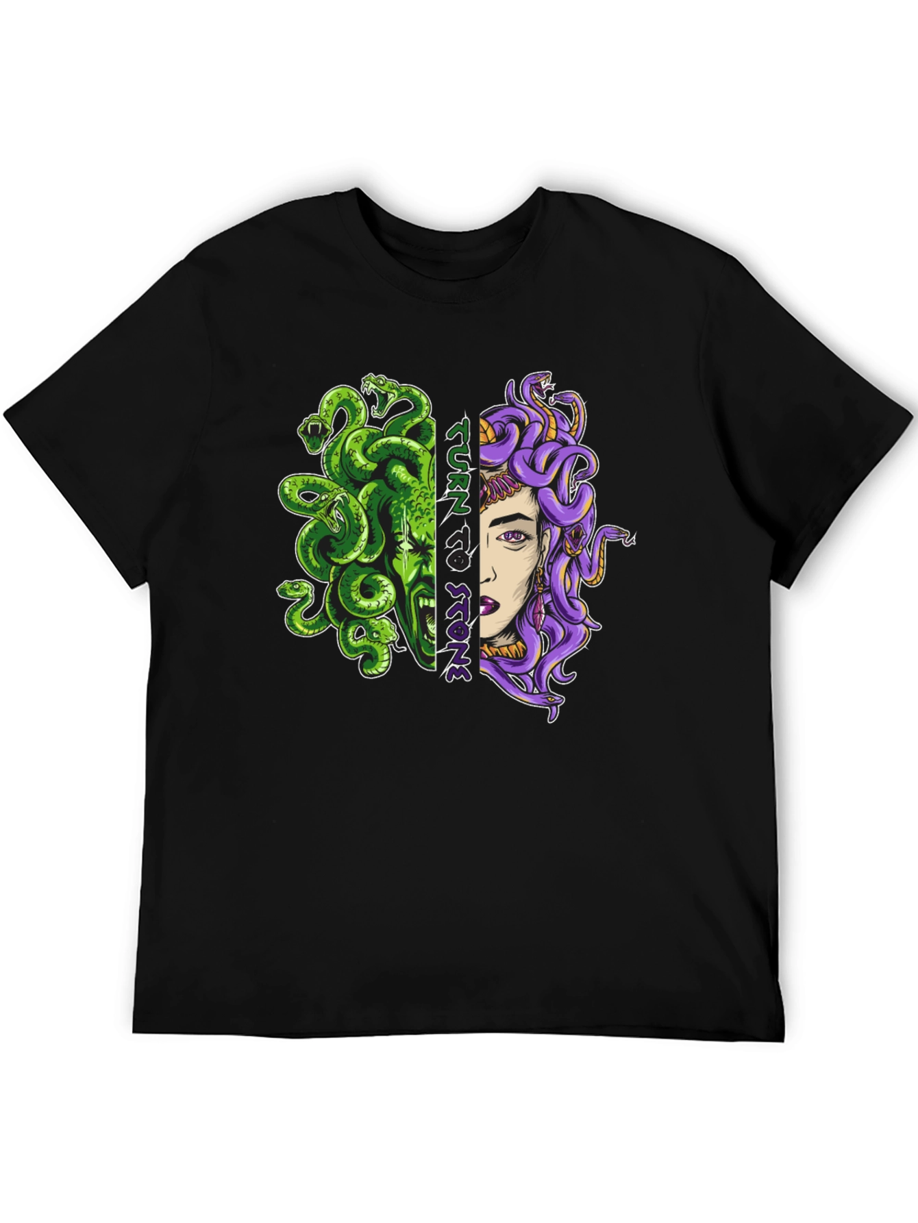 Medusa Turn to Stone Graphic T-Shirt