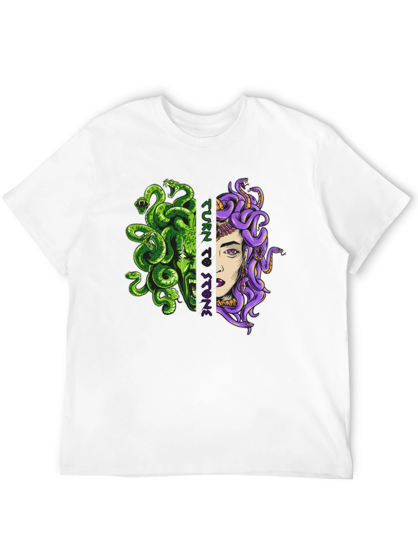Medusa Turn to Stone Graphic T-Shirt