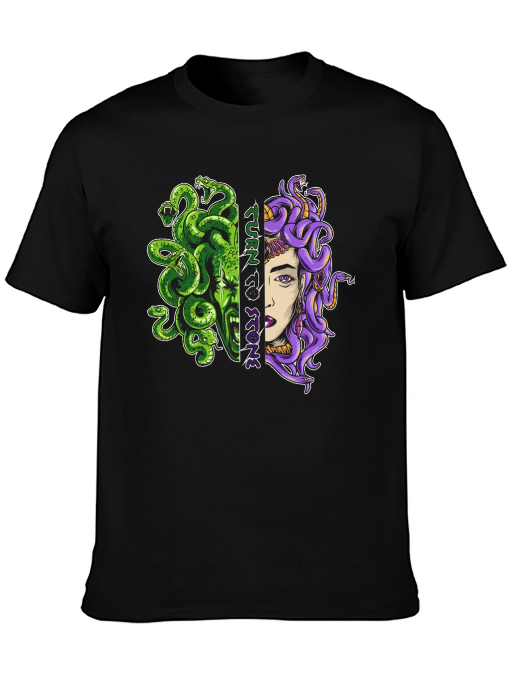 Medusa Turn to Stone Graphic T-Shirt