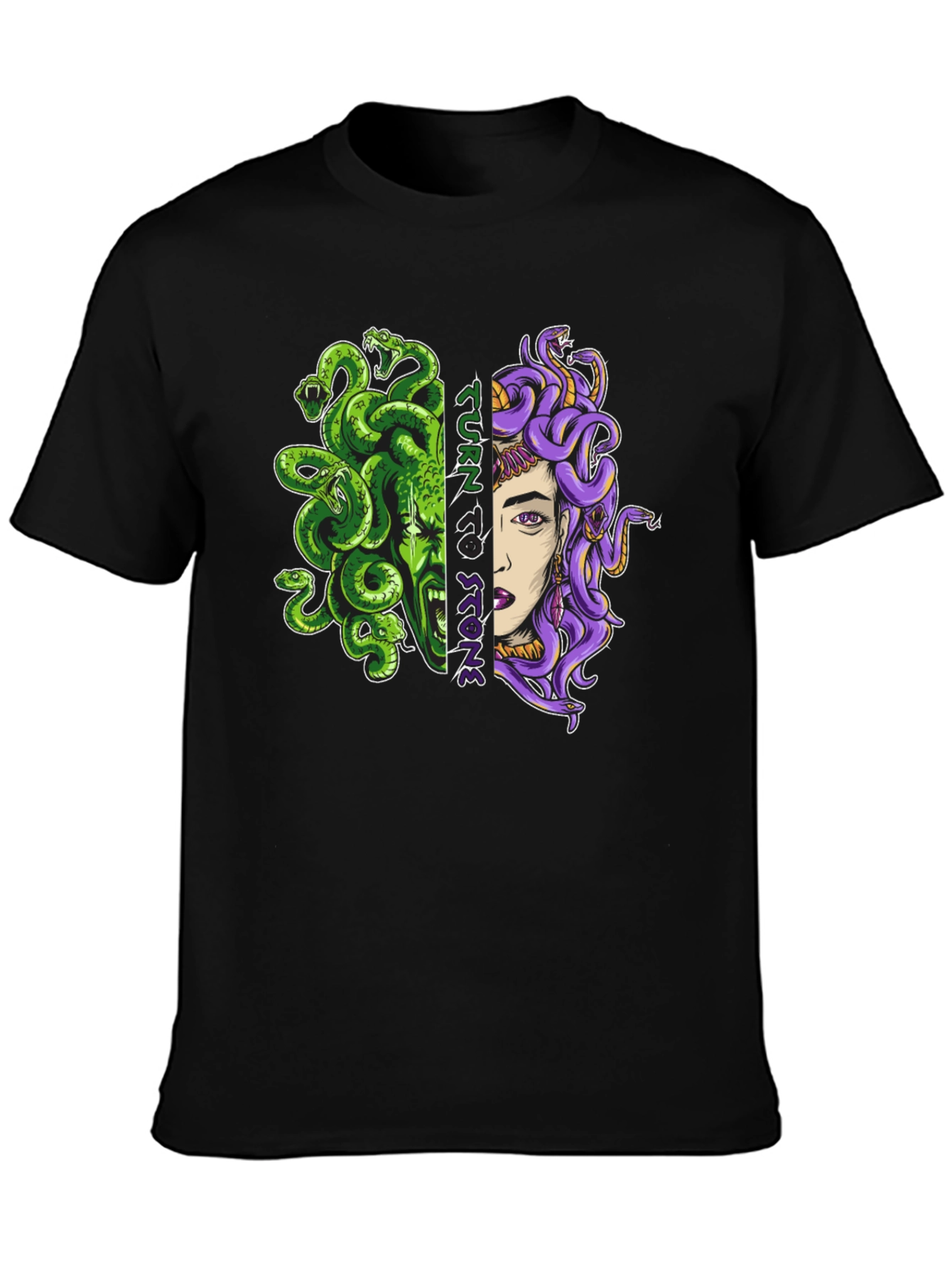 Medusa Turn to Stone Graphic T-Shirt