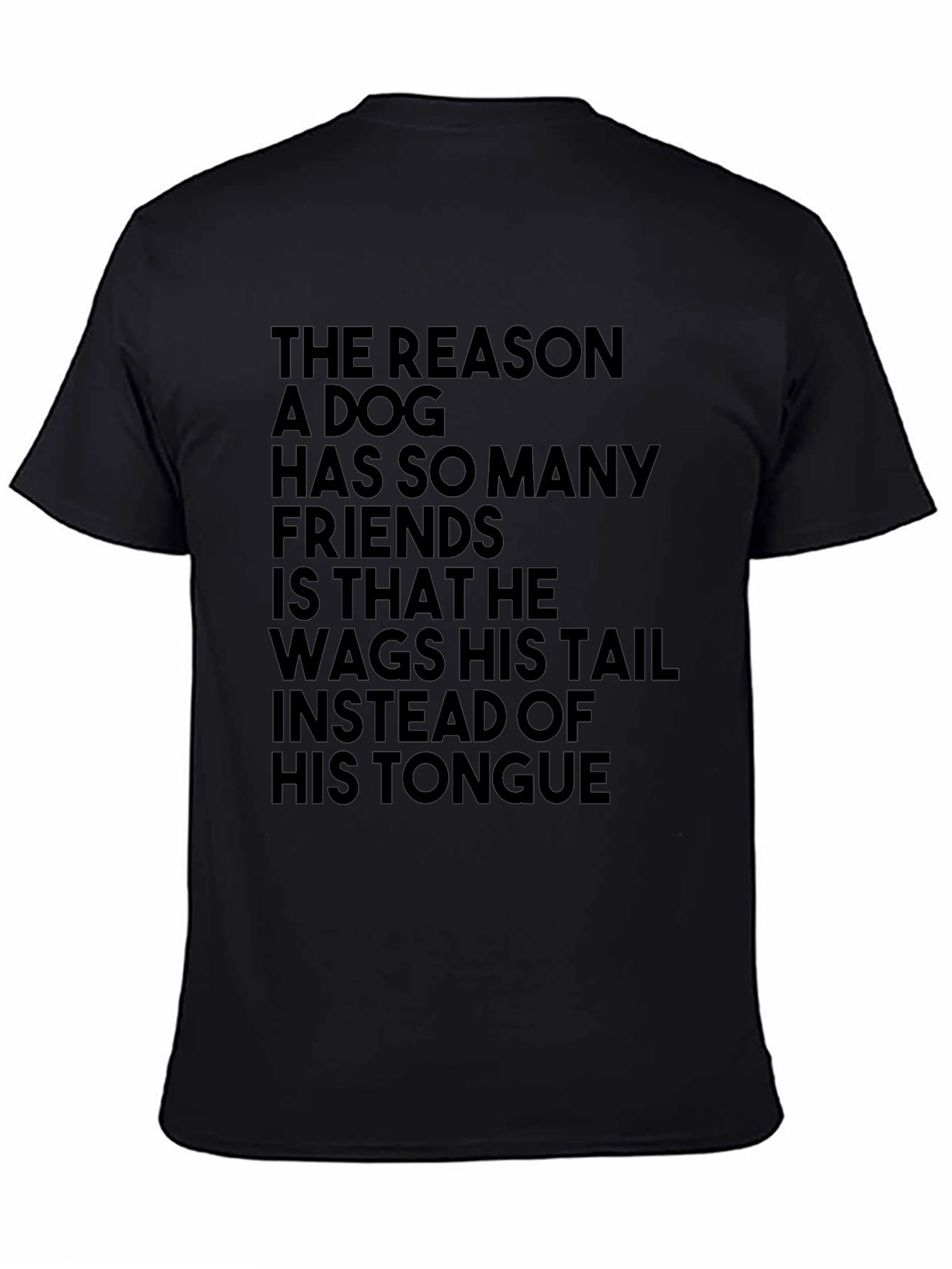 Dog Lover T-Shirt: Wag Your Tail Not Your Tongue!