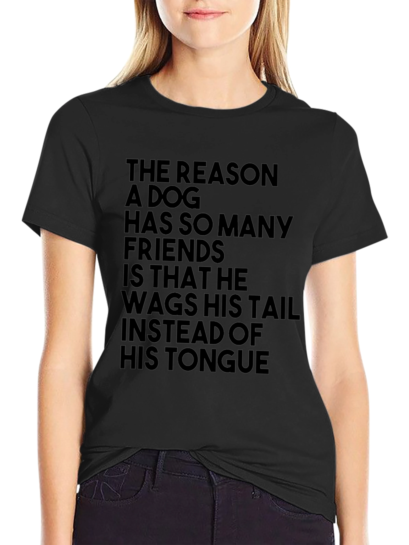 Dog Lover T-Shirt: Wag Your Tail Not Your Tongue!