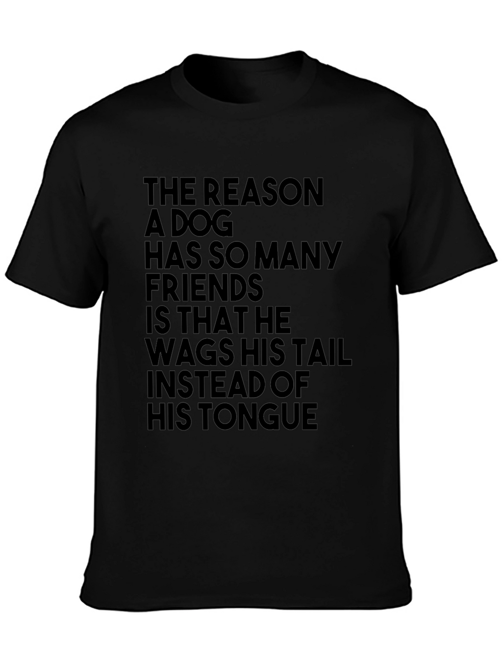 Dog Lover T-Shirt: Wag Your Tail Not Your Tongue!