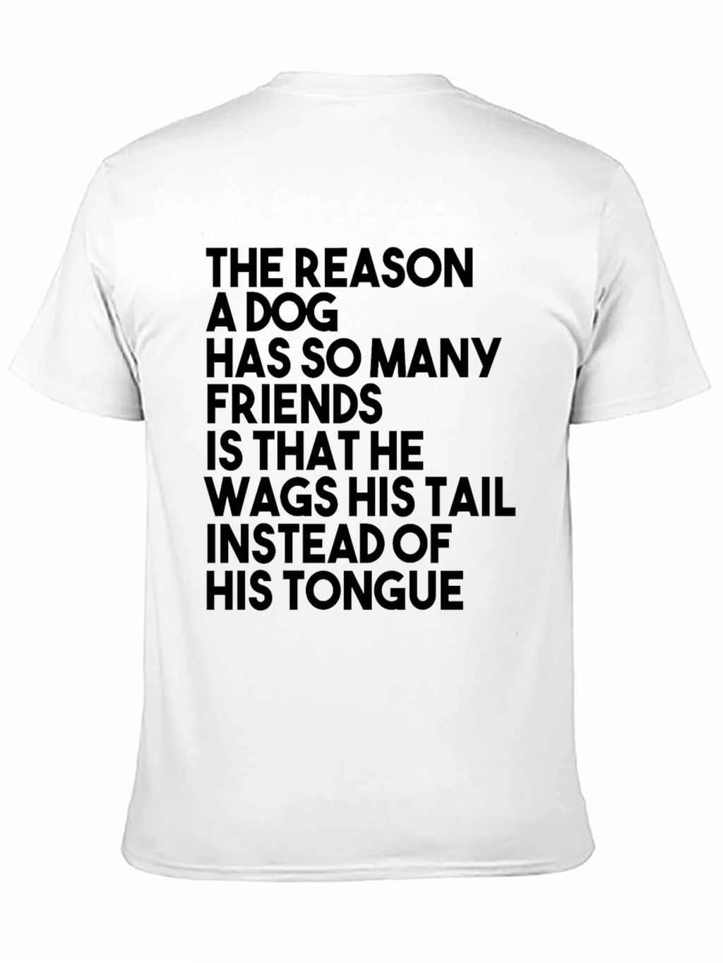Dog Lover T-Shirt: Wag Your Tail Not Your Tongue!