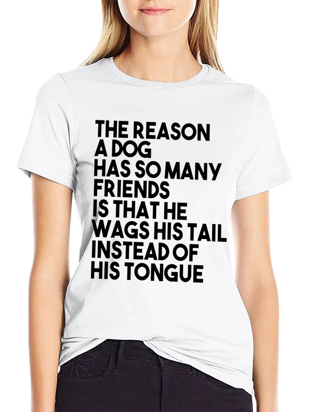 Dog Lover T-Shirt: Wag Your Tail Not Your Tongue!