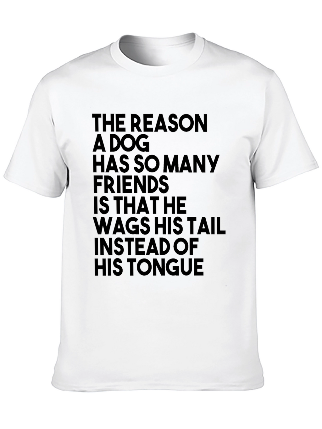 Dog Lover T-Shirt: Wag Your Tail Not Your Tongue!