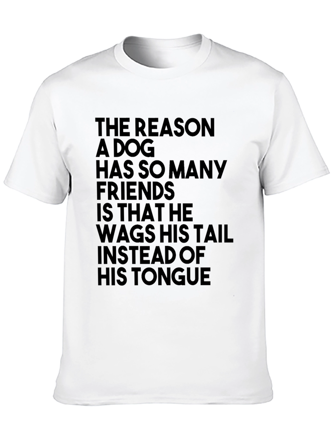 Dog Lover T-Shirt: Wag Your Tail Not Your Tongue!