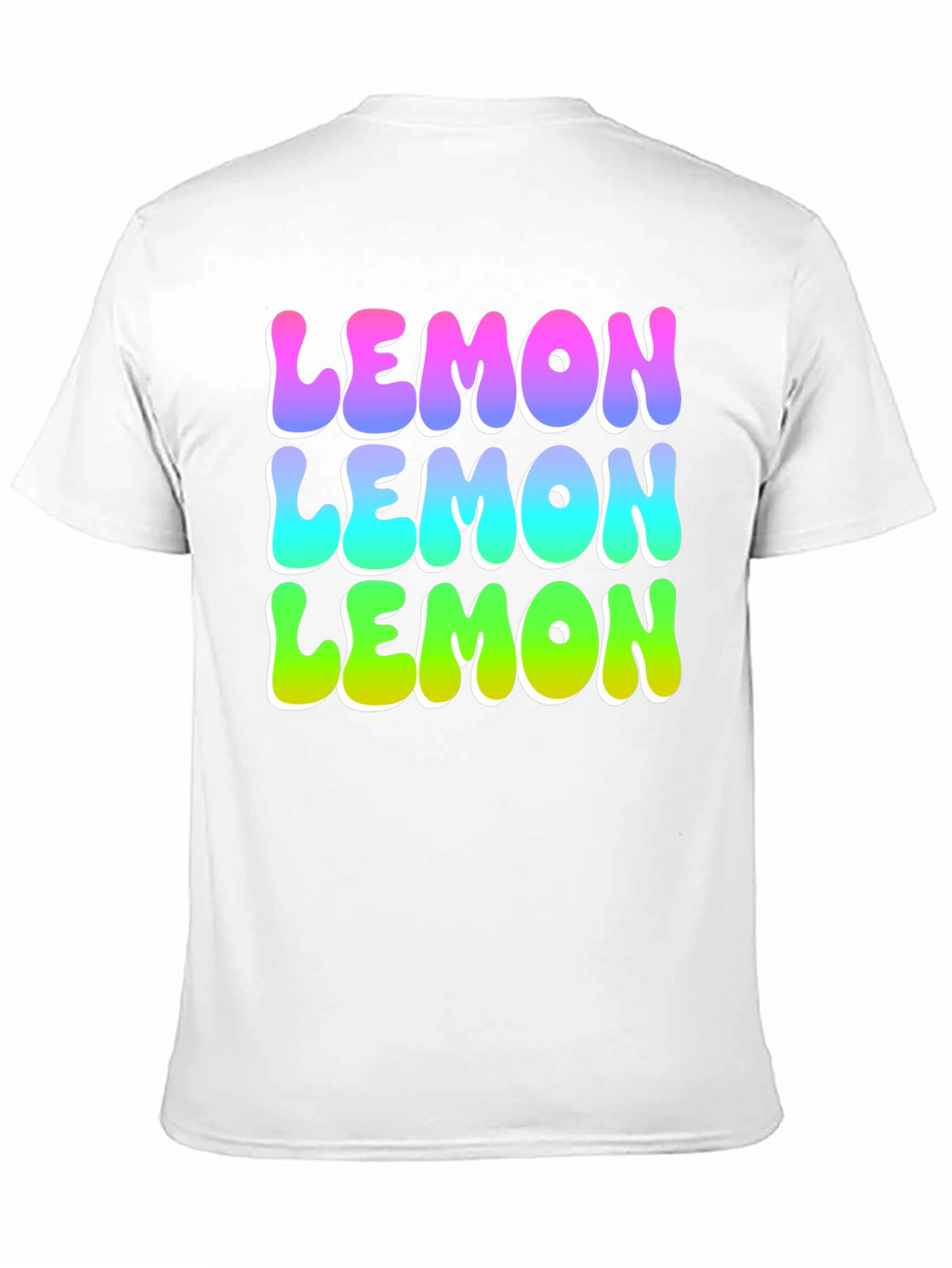 Lemon Graphic Tee - Funky Fruit Design Black T-Shirt