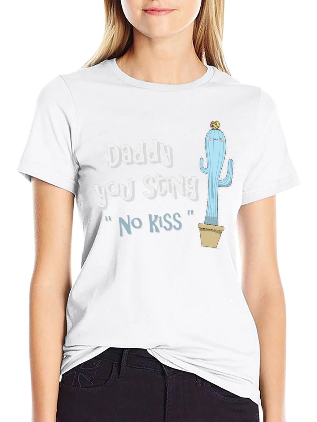 Daddy You Sting T-Shirt - Funny Cactus Graphic Tee