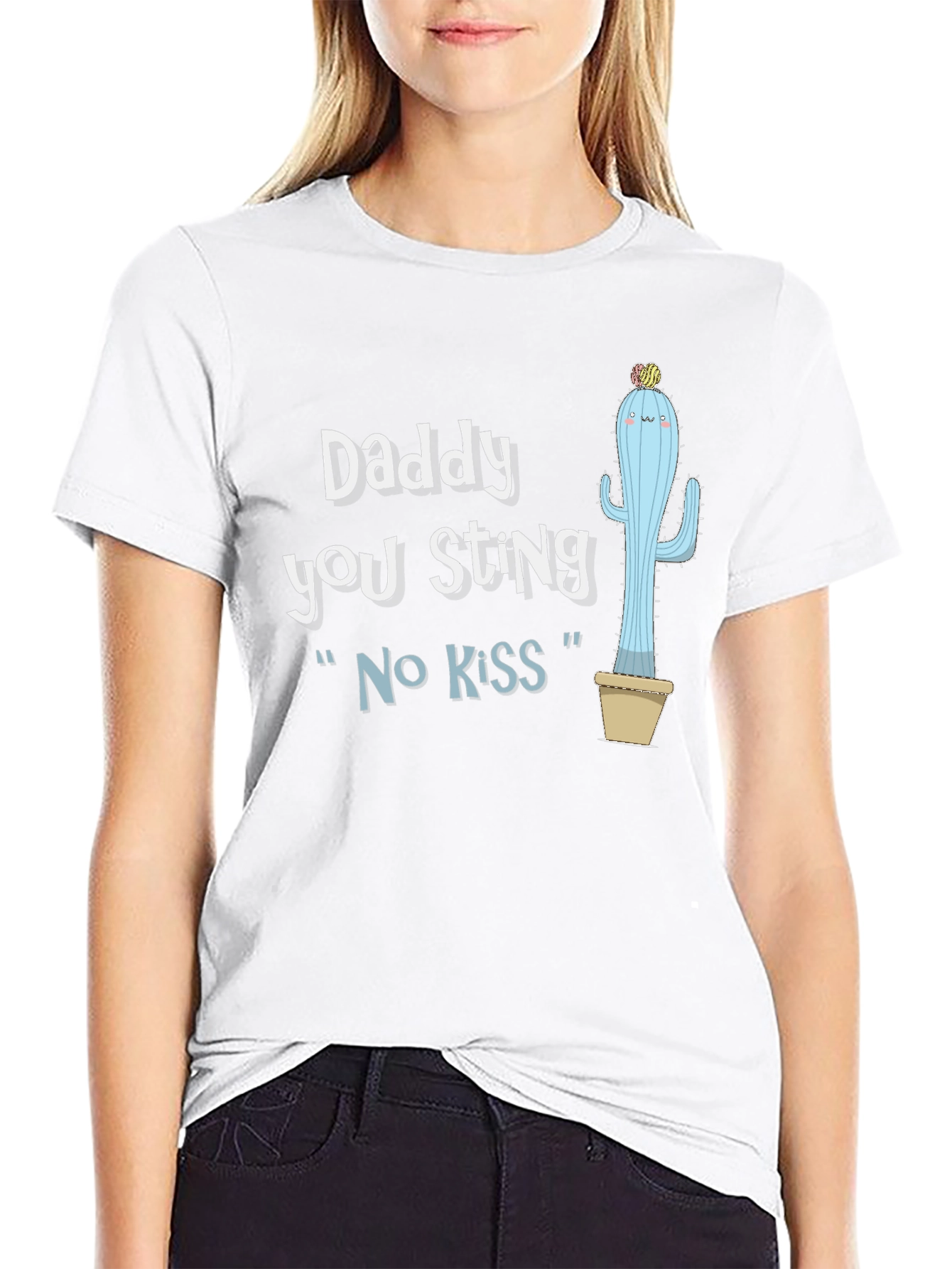 Daddy You Sting T-Shirt - Funny Cactus Graphic Tee