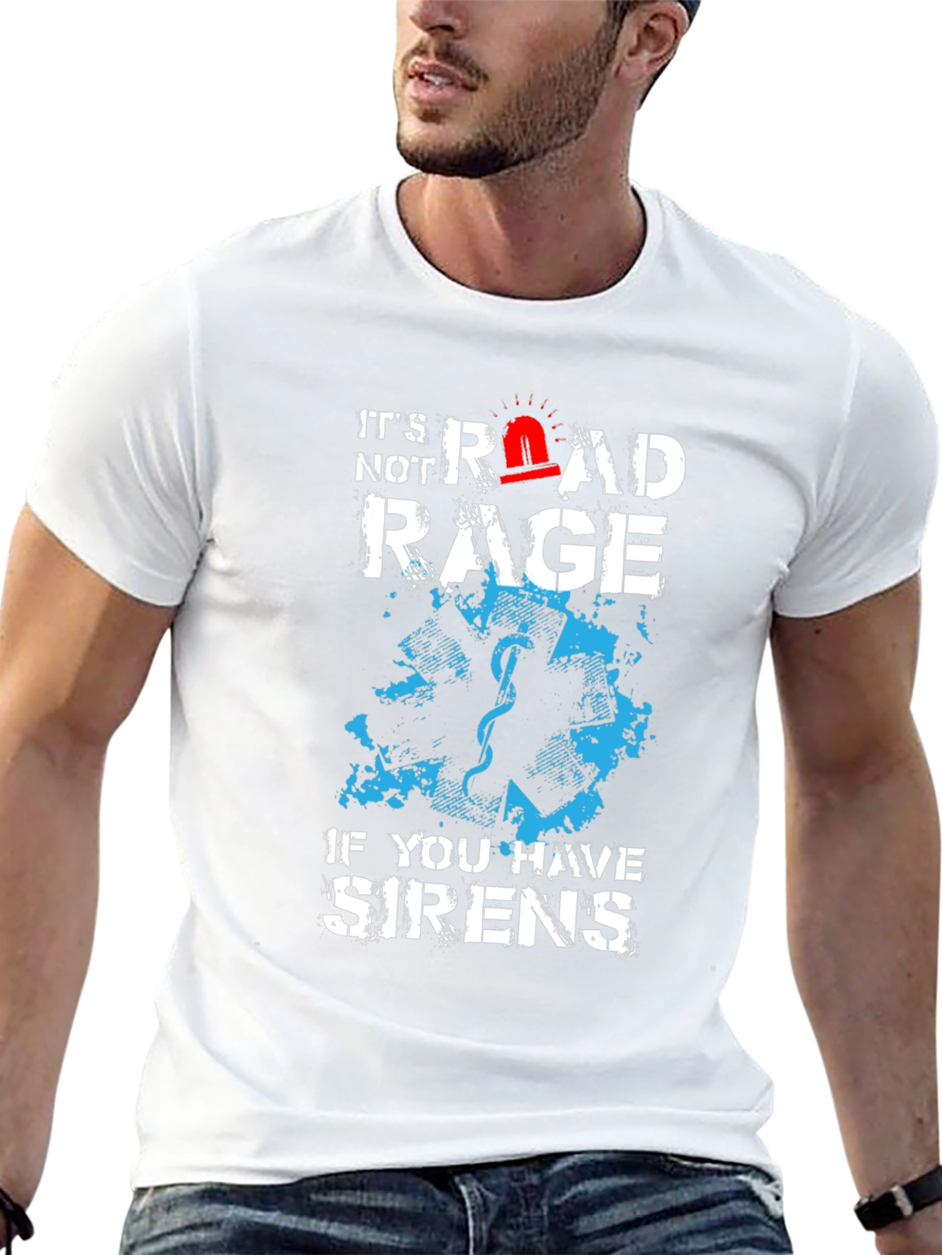 Road Rage Sirens T-Shirt - EMS Humor Tee