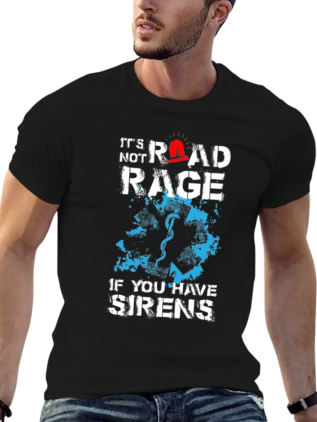 Road Rage Sirens T-Shirt - EMS Humor Tee