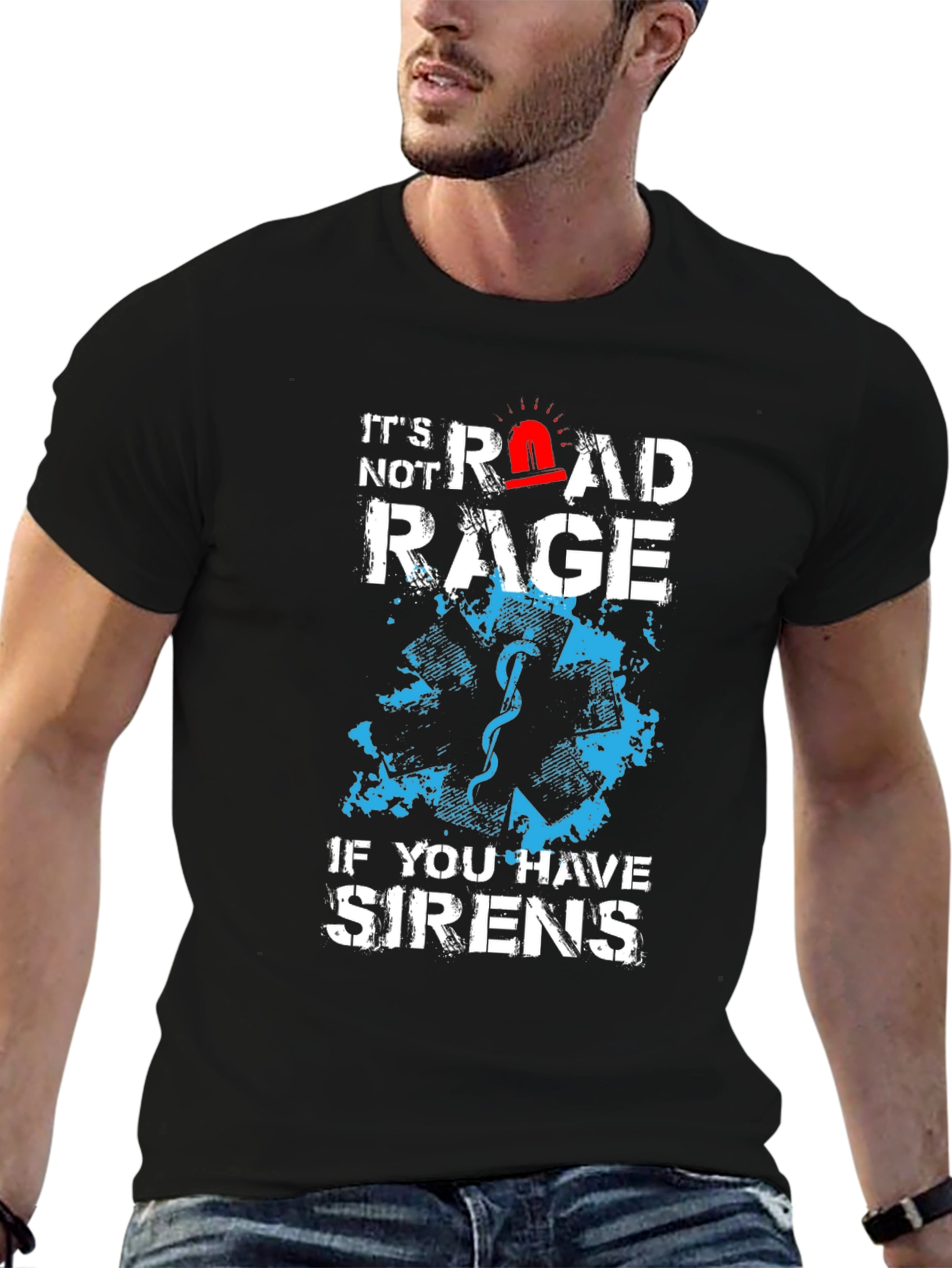 Road Rage Sirens T-Shirt - EMS Humor Tee