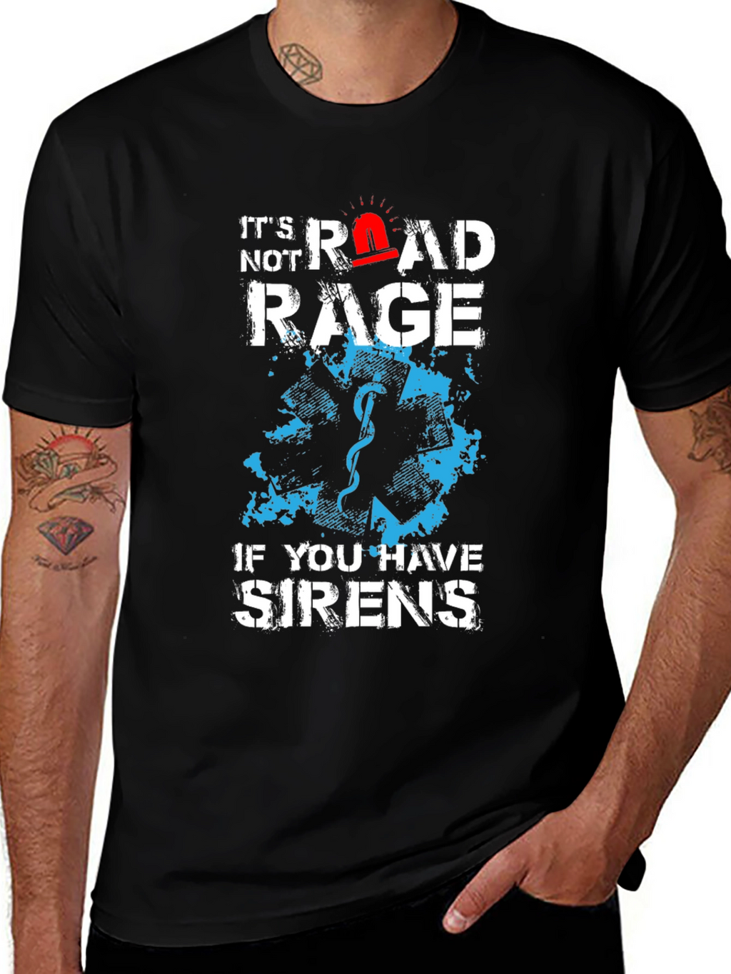 Road Rage Sirens T-Shirt - EMS Humor Tee