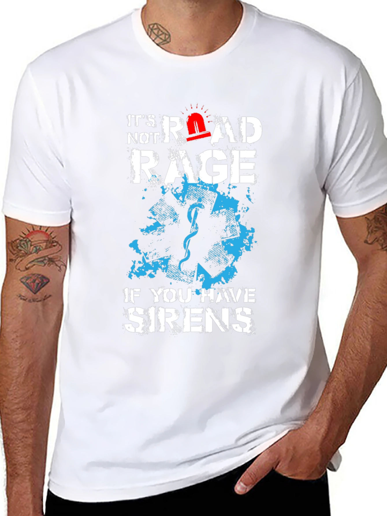 Road Rage Sirens T-Shirt - EMS Humor Tee